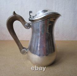 Old beautiful selfish pitcher marabout style in hammered sterling silver Minerva