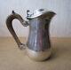 Old Beautiful Selfish Pitcher Marabout Style In Hammered Sterling Silver Minerva