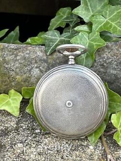 Old mechanical pocket watch in solid silver CRONOMETRO ESCASANY