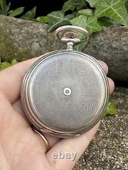 Old mechanical pocket watch in solid silver CRONOMETRO ESCASANY