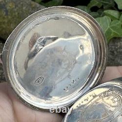 Old mechanical pocket watch in solid silver CRONOMETRO ESCASANY