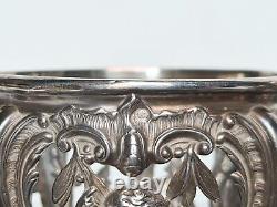 Old oil and vinegar server in solid silver (minerva) 19th century