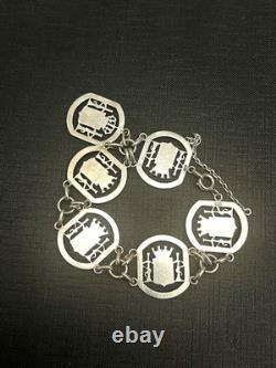 Old solid silver bracelet
