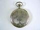 Old Solid Silver Engraved And Guilloché Lip Pocket Watch Hallmarks