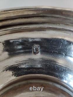 Old solid silver goblet on a pedestal, Issoudun winemaker society