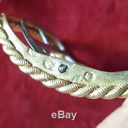 Pair Buckles Ancient Shoes Sterling Silver Vermeil See Poincons- Ref26785