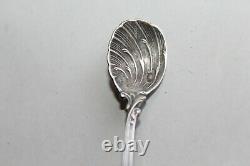 Pair Of Antique Pores In Solid Silver Minerva And Crystal + 2 Silver Shovels