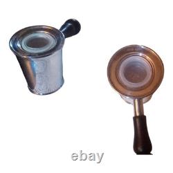 Pair of shakers / Antique salt shakers - 925 sterling silver