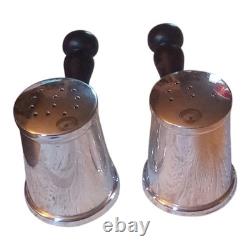 Pair of shakers / Antique salt shakers - 925 sterling silver