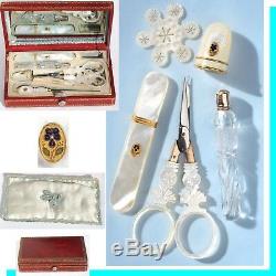 Pearl Royal Palace Old Sewing Kit Sewing Antique Sewing Scissors