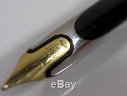 Pen Waterman Cf Sterling Silver Golden Pen 18c Old Collection Around 1950