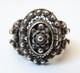 Poison Ring Or Secret Silver Ring Antique Circa 1930