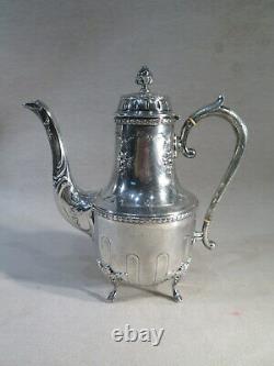 Pretty Old Jug Coffee Maker In Sterling Silver Louis XVI Style