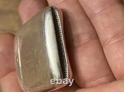 Pyrogen & Solid Silver & Matchbox & English Work & Antique