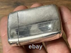 Pyrogen & Solid Silver & Matchbox & English Work & Antique