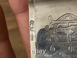 Pyrogen & Solid Silver & Matchbox & English Work & Antique