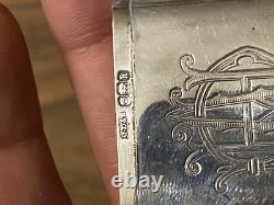 Pyrogen & Solid Silver & Matchbox & English Work & Antique