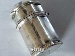 RARE ANCIENT SILVER-PLATED WAX CASE 18th CENTURY for 18th CENTURY seal