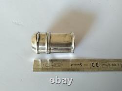 RARE ANCIENT SILVER-PLATED WAX CASE 18th CENTURY for 18th CENTURY seal