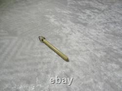 RARE antique message pendant, urn or birth, gold / sterling silver