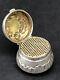 Rare Beautiful Old Small Vinaigrette Pendant Box 19th Century Solid Silver Perfume