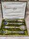 Rare Antique Covered Candy Service In Solid Silver With Minerva Hallmark To Seize