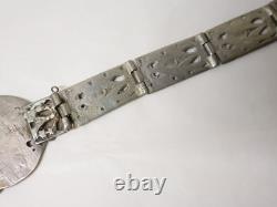 Rare Antique Silver Wedding Belt Asia Islamic Tribal 19th Century