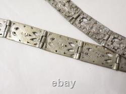 Rare Antique Silver Wedding Belt Asia Islamic Tribal 19th Century
