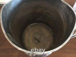 Rare Antique Solid Silver Champagne Bucket Louis Roederer