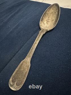 Rare Antique Spoon General Farmers SOLID SILVER/18th Century, XVIIIth