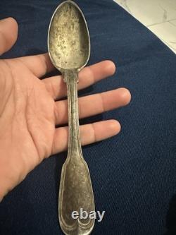 Rare Antique Spoon General Farmers SOLID SILVER/18th Century, XVIIIth