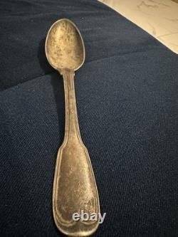 Rare Antique Spoon General Farmers SOLID SILVER/18th Century, XVIIIth