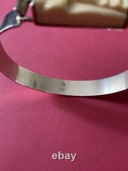 Rare Art Deco Creator Opening Bracelet Antique Solid Silver, Carved, Hallmarked