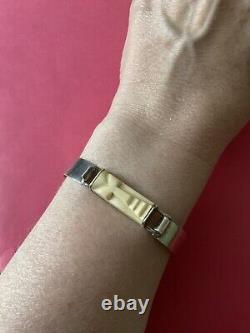 Rare Art Deco Creator Opening Bracelet Antique Solid Silver, Carved, Hallmarked