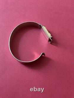 Rare Art Deco Creator Opening Bracelet Antique Solid Silver, Carved, Hallmarked