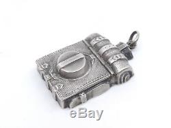Rare Old Photo Holder Haversac Ace Sterling Silver 42 Ric