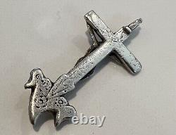 Rare Regional Antique Silver Cross 17th/18th Century