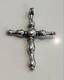Rare Regional Cross 17th/18th Century Solid Silver