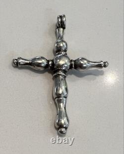 Rare Regional Cross 17th/18th Century Solid Silver