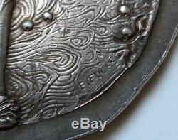 Rare Silver Medal Found Old Signed Ernst Fuchs