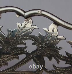 Rare and beautiful antique solid silver cup foreign control 246 grams