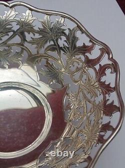 Rare and beautiful antique solid silver cup foreign control 246 grams