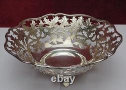 Rare and beautiful antique solid silver cup foreign control 246 grams