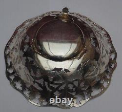 Rare and beautiful antique solid silver cup foreign control 246 grams