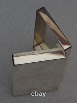 Rare magnificent antique box made of solid silver signed G. Petochi Roma 800 67.21 grams