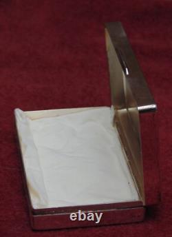 Rare magnificent antique solid silver box signed G. Petochi Rome 800 67.21 g