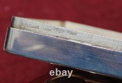 Rare magnificent antique solid silver box signed G. Petochi Rome 800 67.21 g