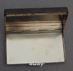 Rare magnificent antique solid silver box signed G. Petochi Rome 800 67.21 g