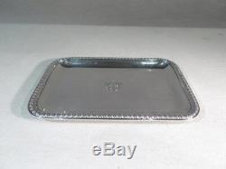 Risler And Carre Paris Old Very Pretty Small Card Tray Sterling Silver