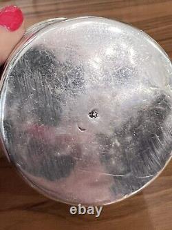 SOLID SILVER/ Old MINERVA HALLMARK TROPHY / FLORAL DECORATION / 62 G / 1851